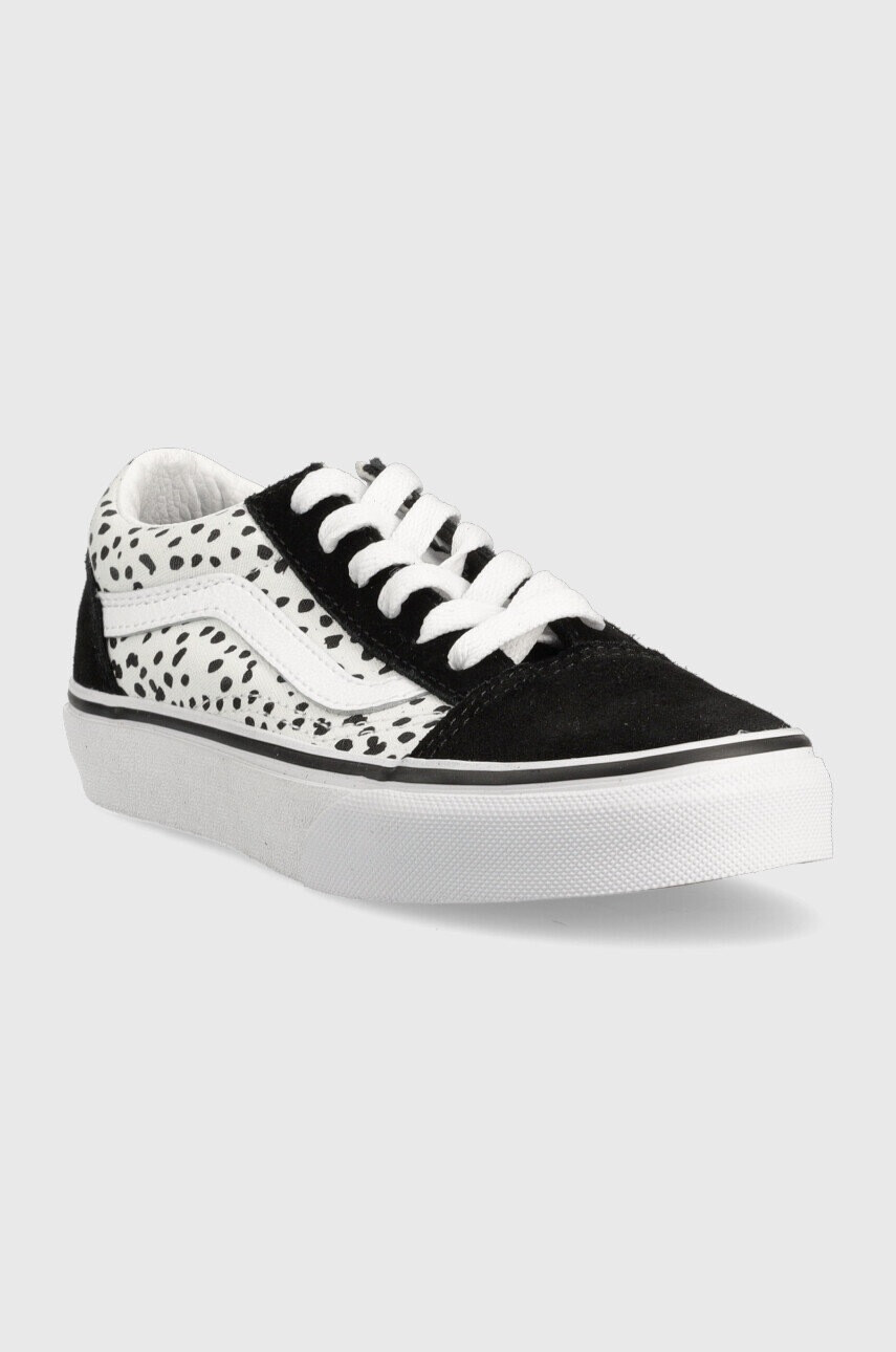 Vans Детски ниски кецове в черно - Pepit.bg