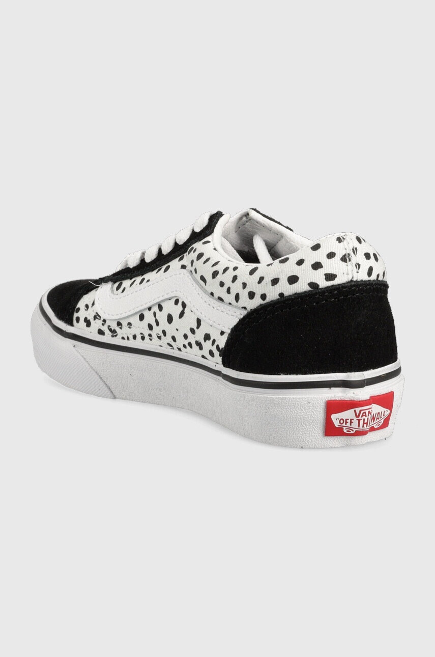 Vans Детски ниски кецове в черно - Pepit.bg