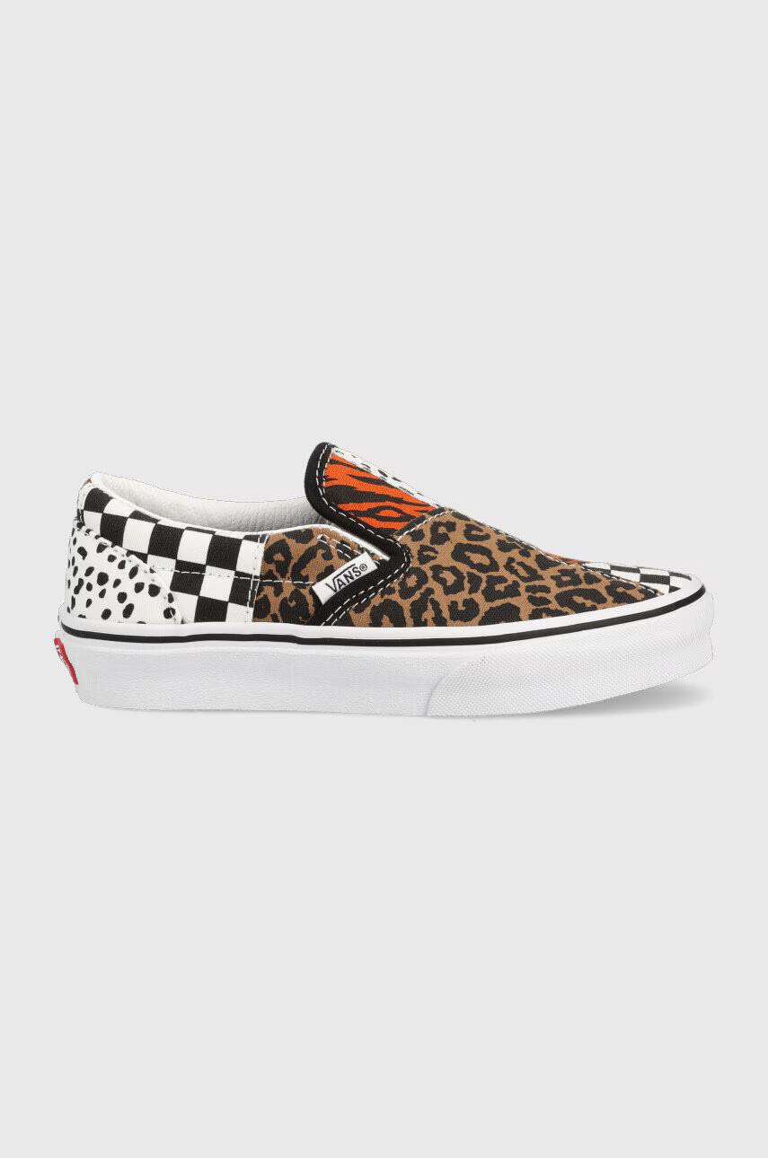 Vans Детски ниски кецове в кафяво - Pepit.bg