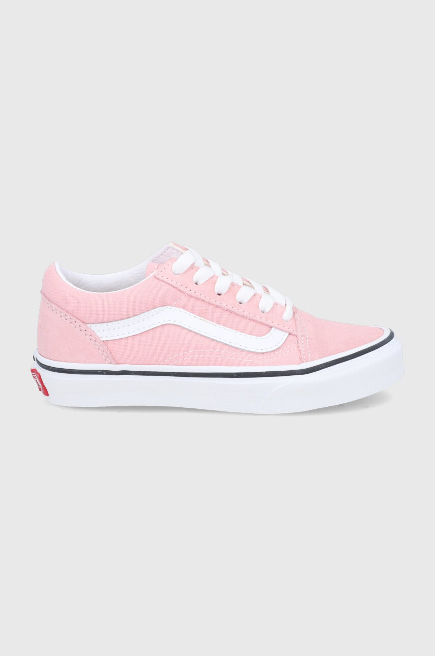 Vans Детски ниски кецове в розово - Pepit.bg