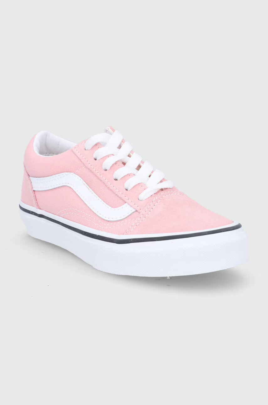 Vans Детски ниски кецове в розово - Pepit.bg