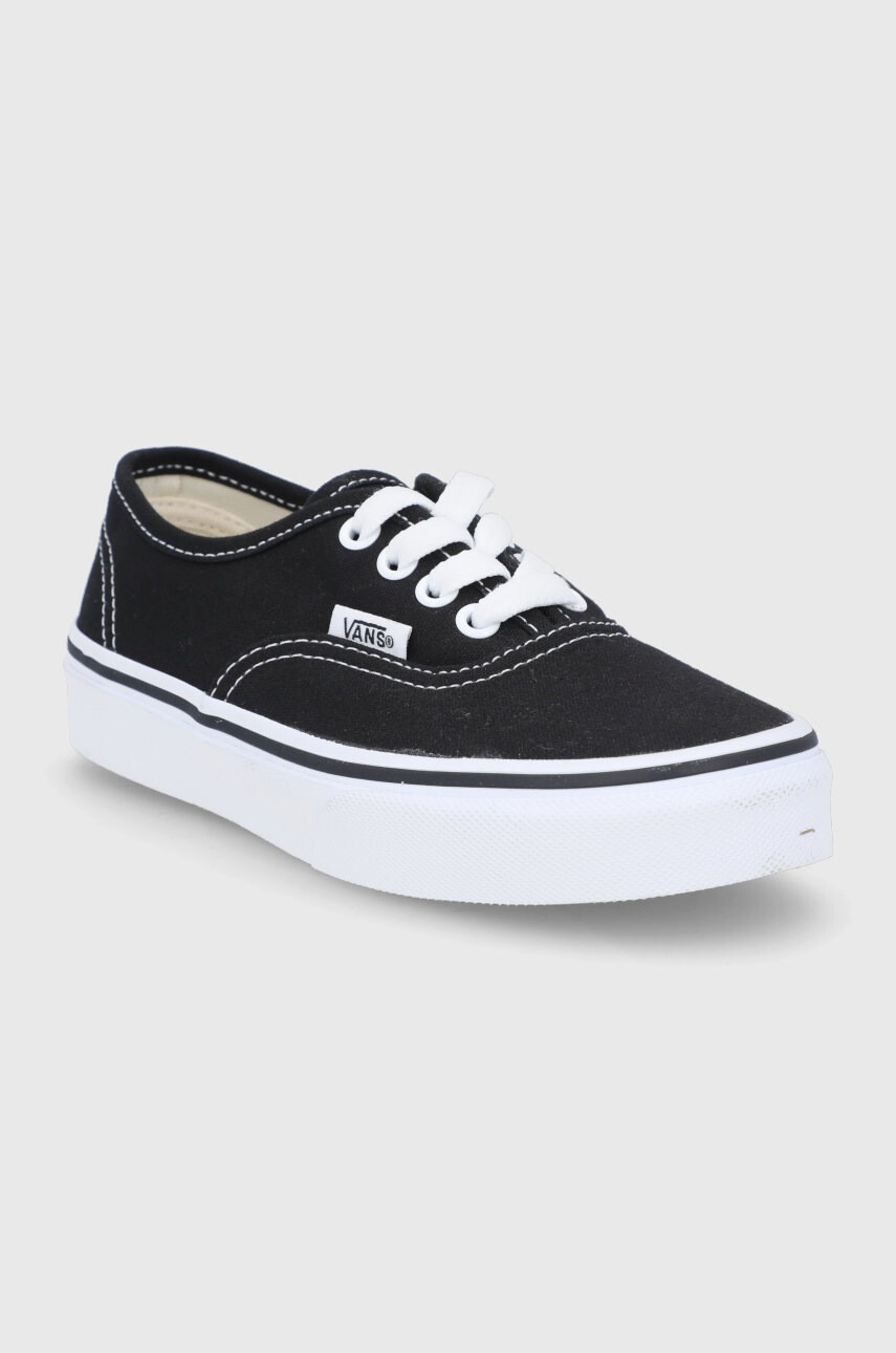 Vans Детски ниски кецове в черно - Pepit.bg