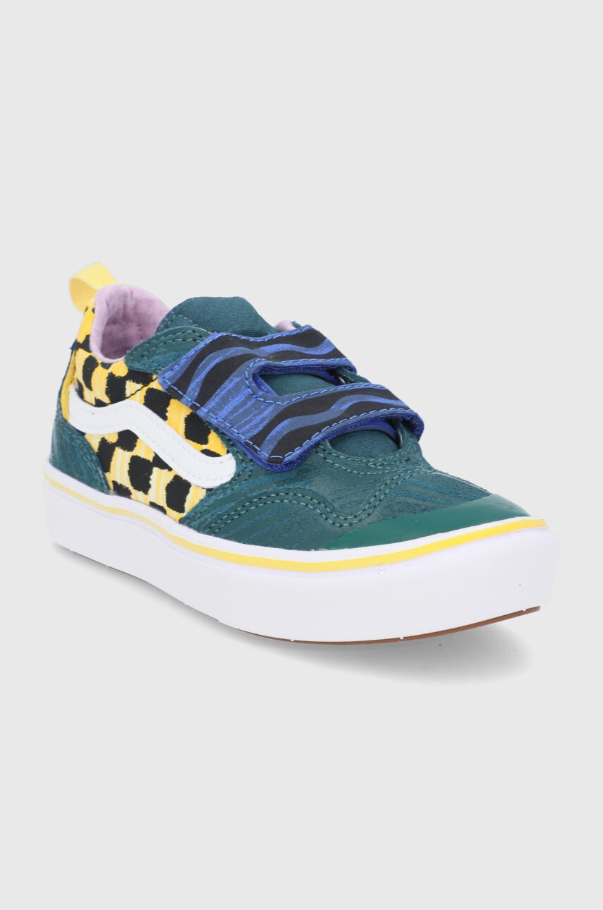 Vans Детски ниски кецове в зелено - Pepit.bg