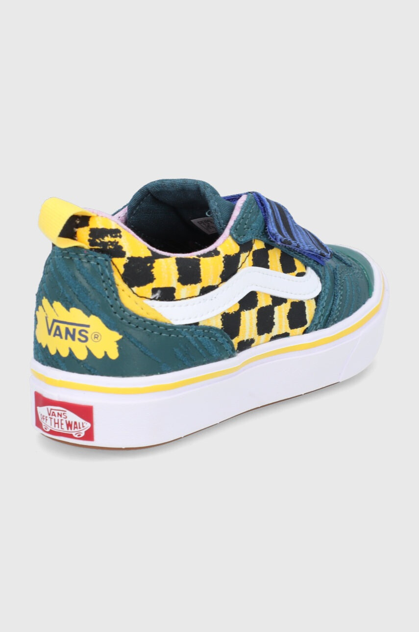 Vans Детски ниски кецове в зелено - Pepit.bg