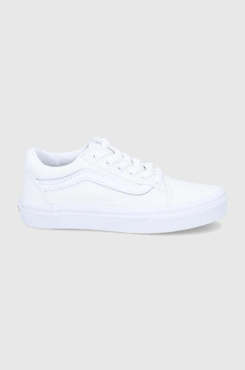 Vans Детски ниски кецове в бяло - Pepit.bg