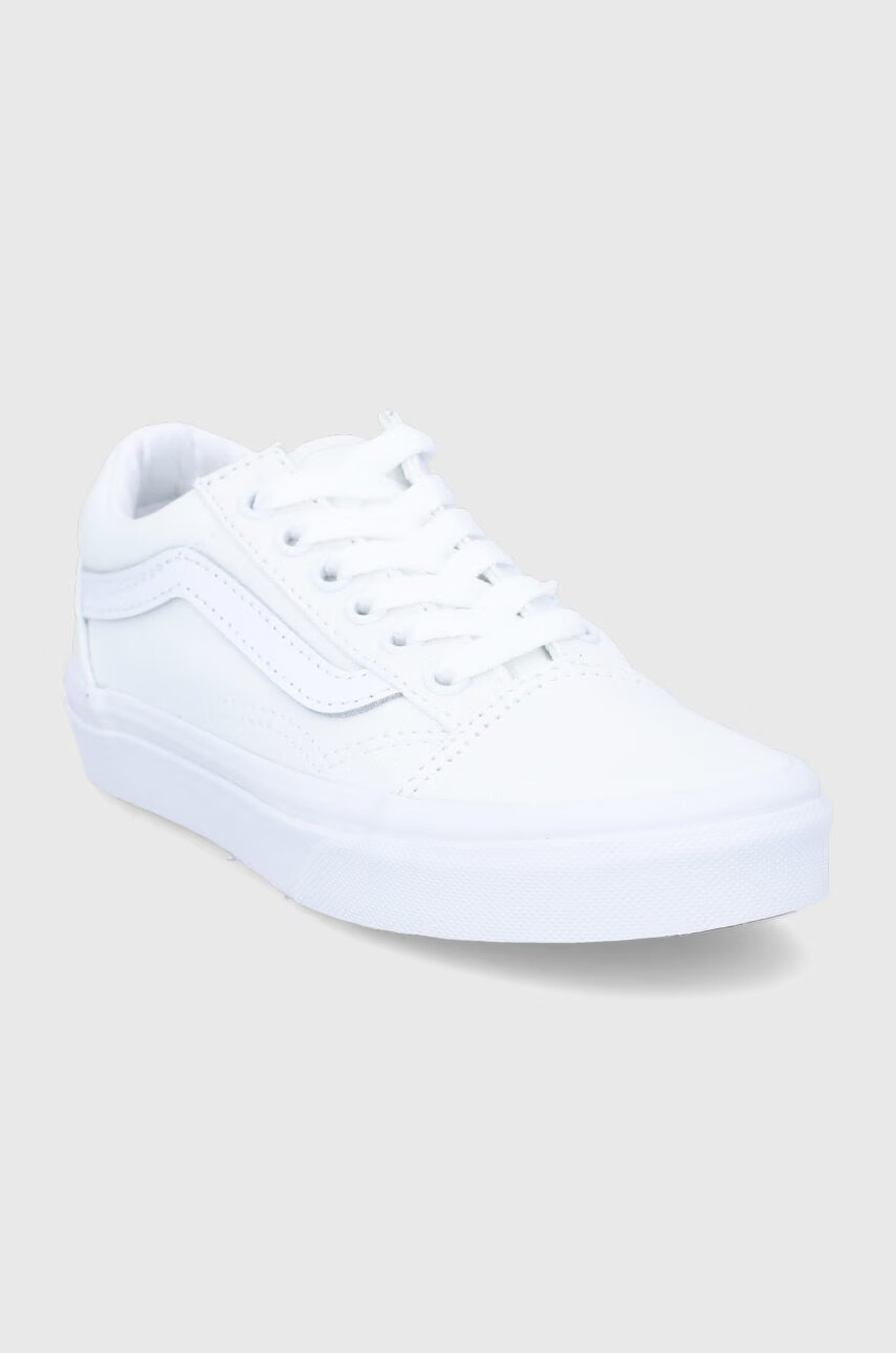 Vans Детски ниски кецове в бяло - Pepit.bg