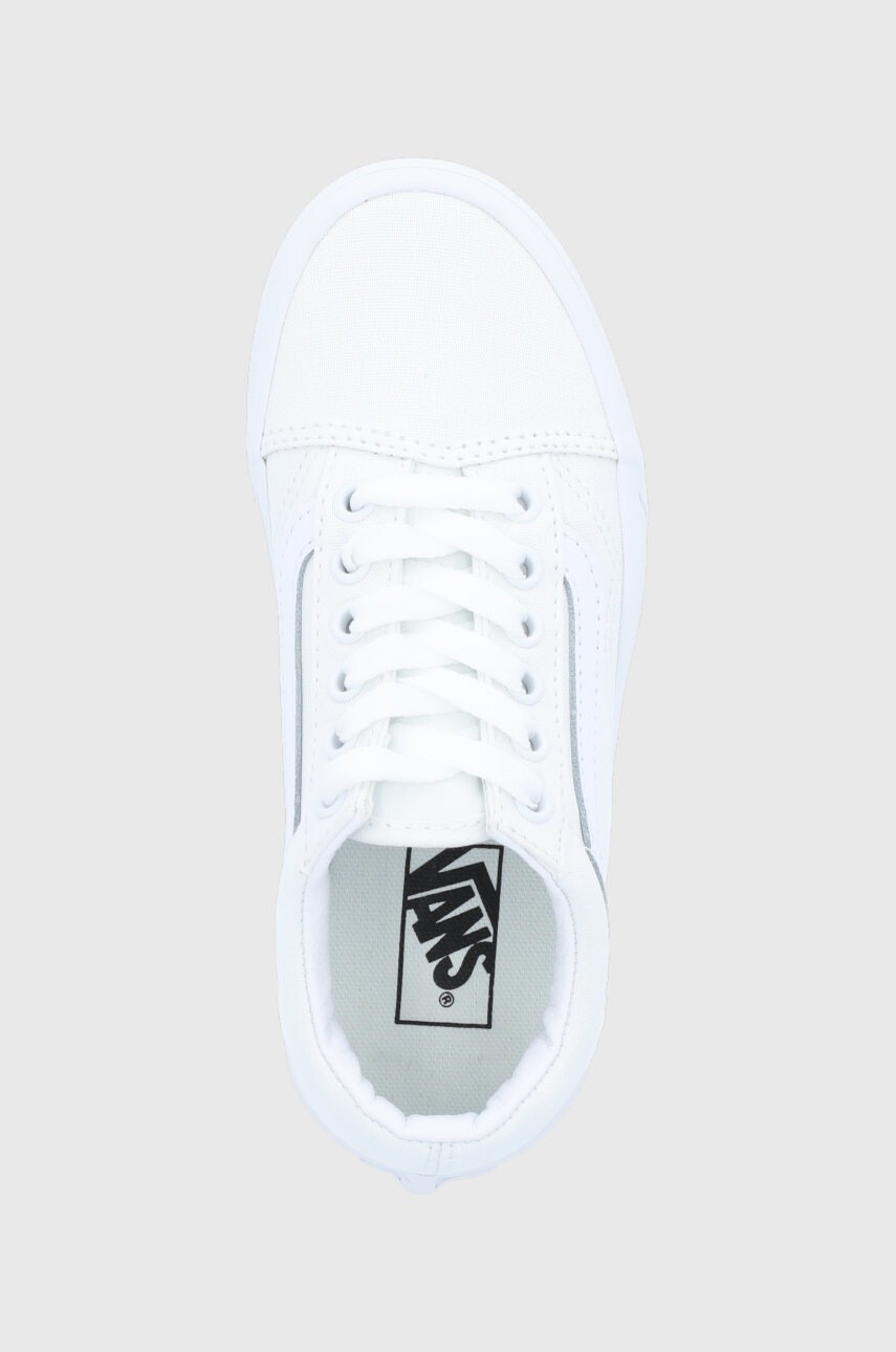 Vans Детски ниски кецове в бяло - Pepit.bg