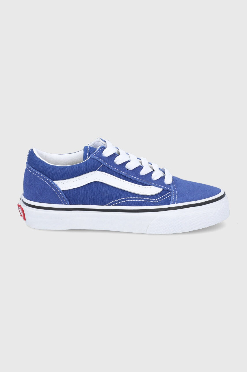 Vans Детски ниски кецове в лилаво - Pepit.bg