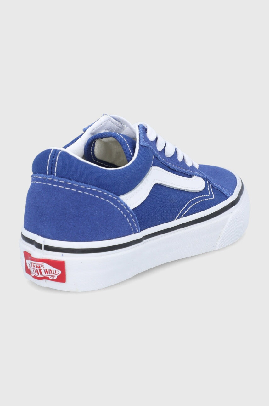 Vans Детски ниски кецове в лилаво - Pepit.bg