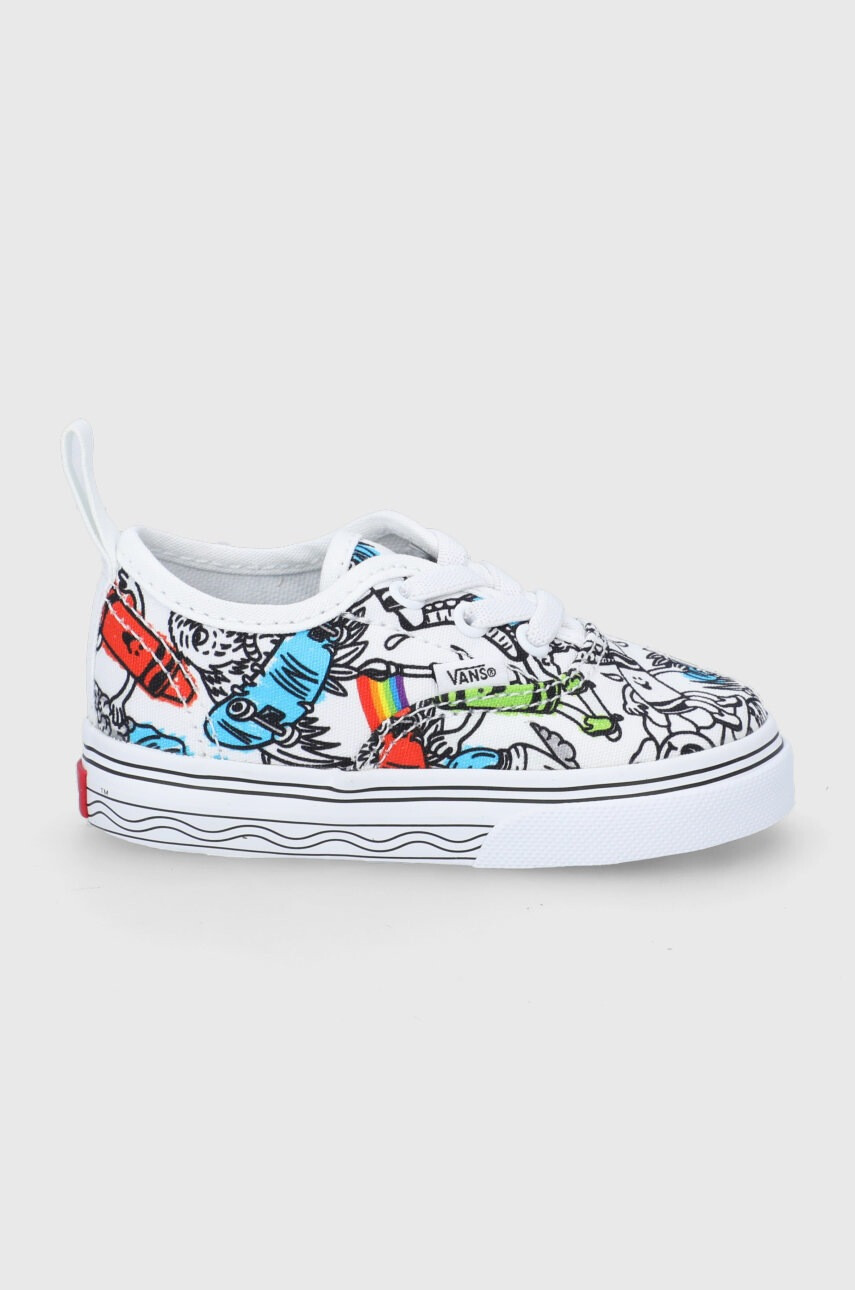 Vans Детски ниски кецове в бяло - Pepit.bg