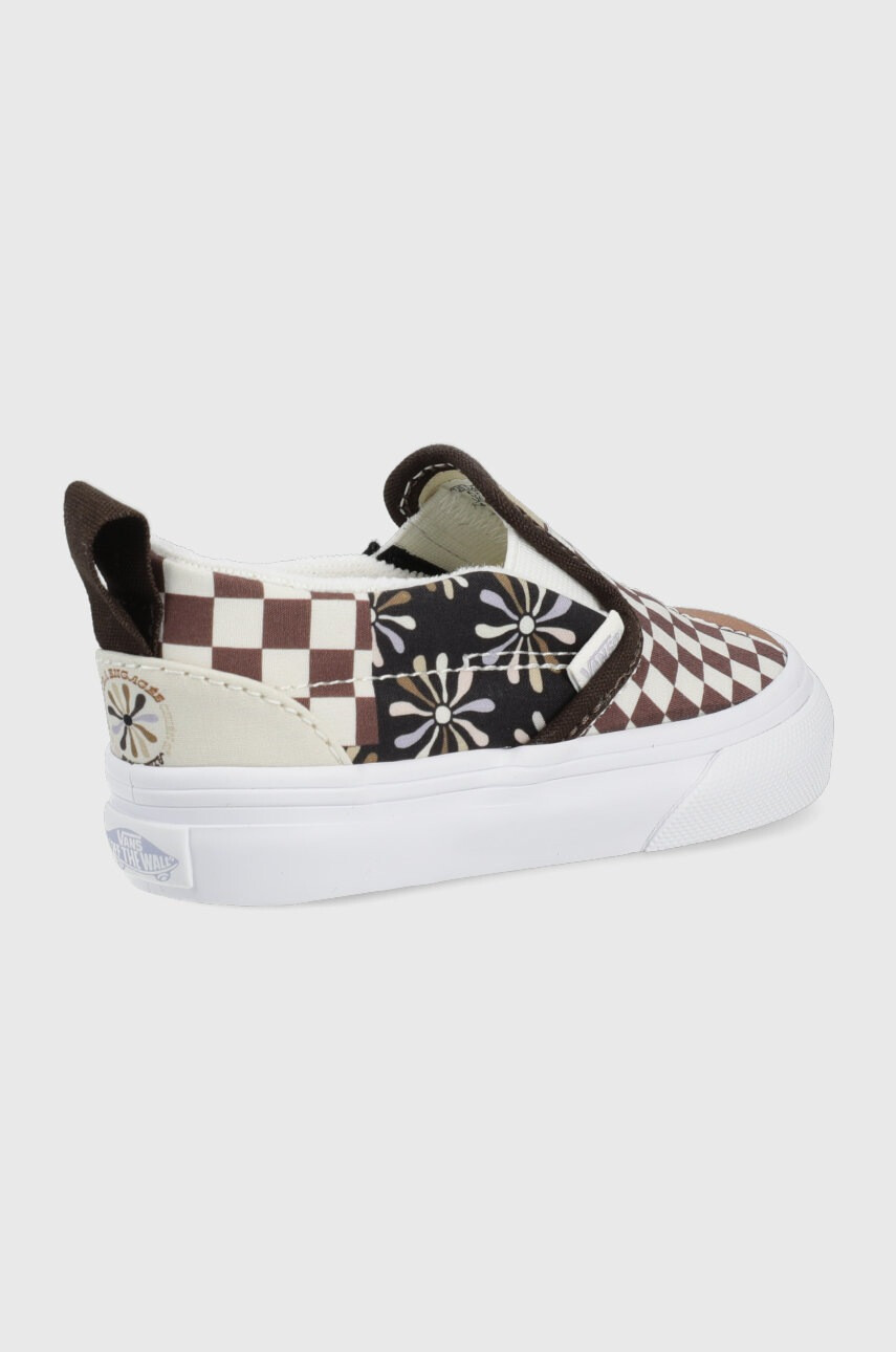 Vans Детски ниски кецове в кафяво - Pepit.bg