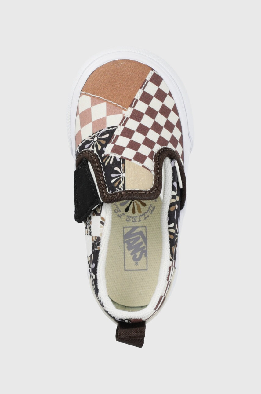 Vans Детски ниски кецове в кафяво - Pepit.bg