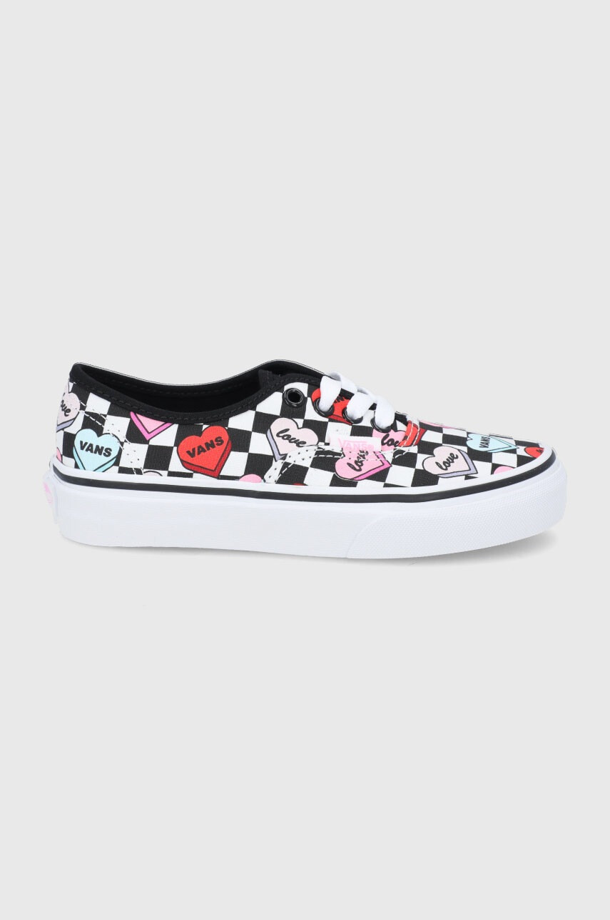 Vans Детски ниски кецове в черно - Pepit.bg
