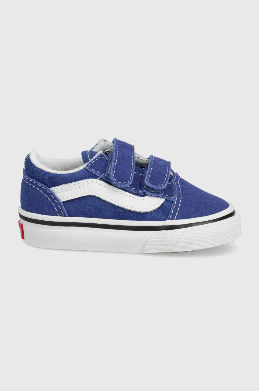 Vans Детски ниски кецове в тъмносиньо - Pepit.bg