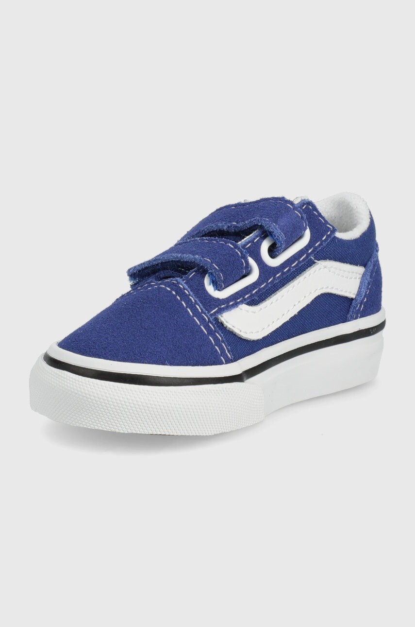 Vans Детски ниски кецове в тъмносиньо - Pepit.bg