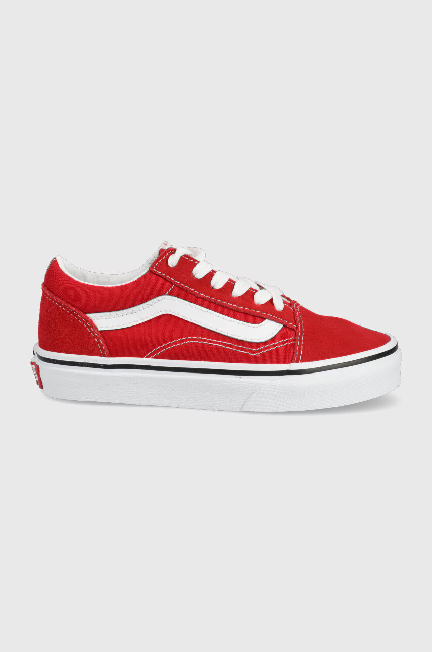 Vans Детски ниски кецове в червено - Pepit.bg