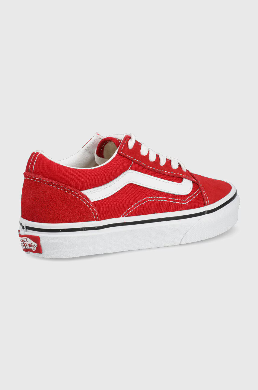 Vans Детски ниски кецове в червено - Pepit.bg