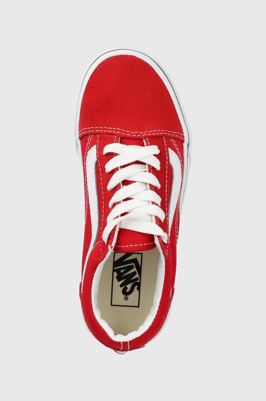 Vans Детски ниски кецове в червено - Pepit.bg