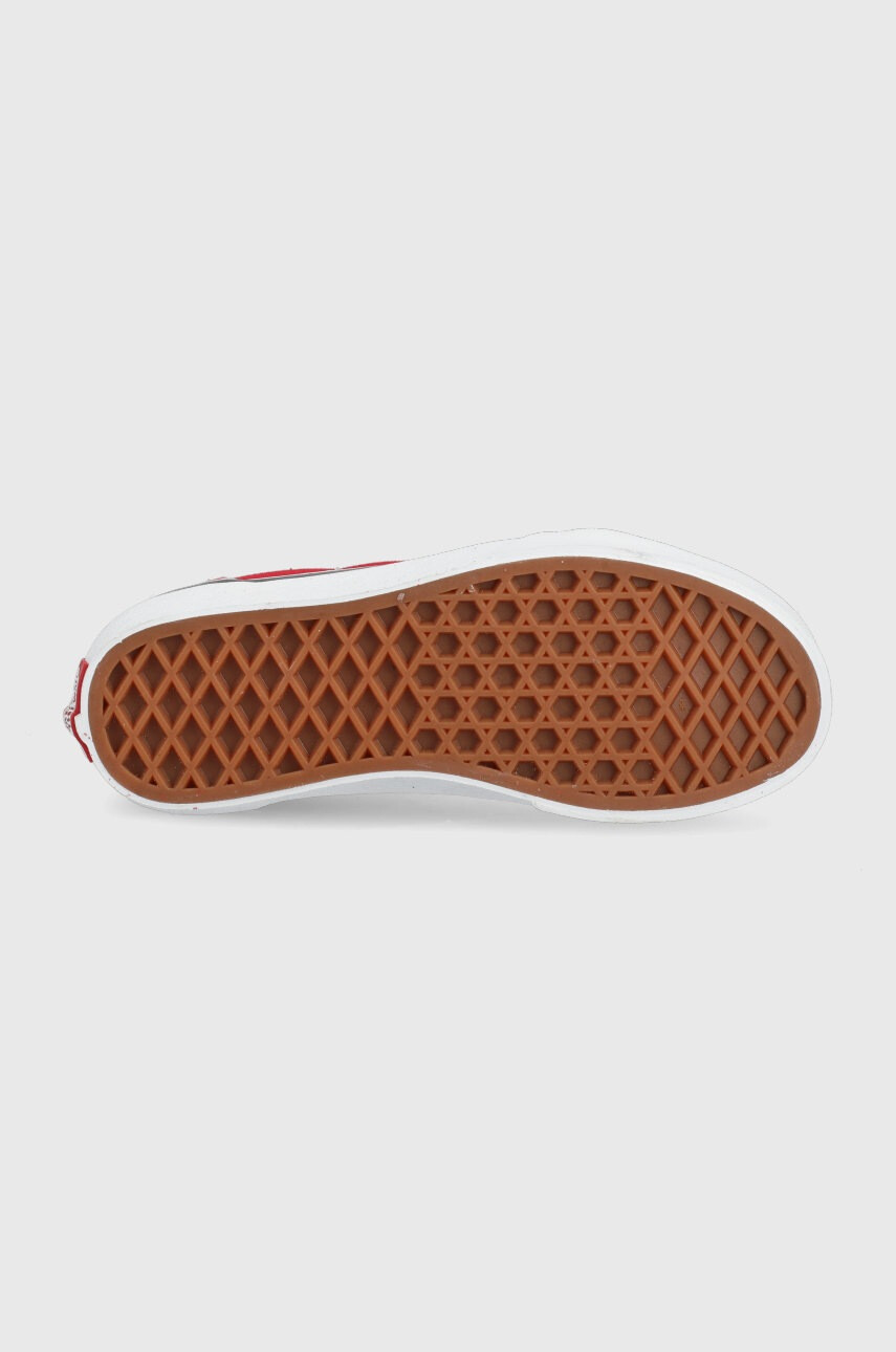 Vans Детски ниски кецове в червено - Pepit.bg