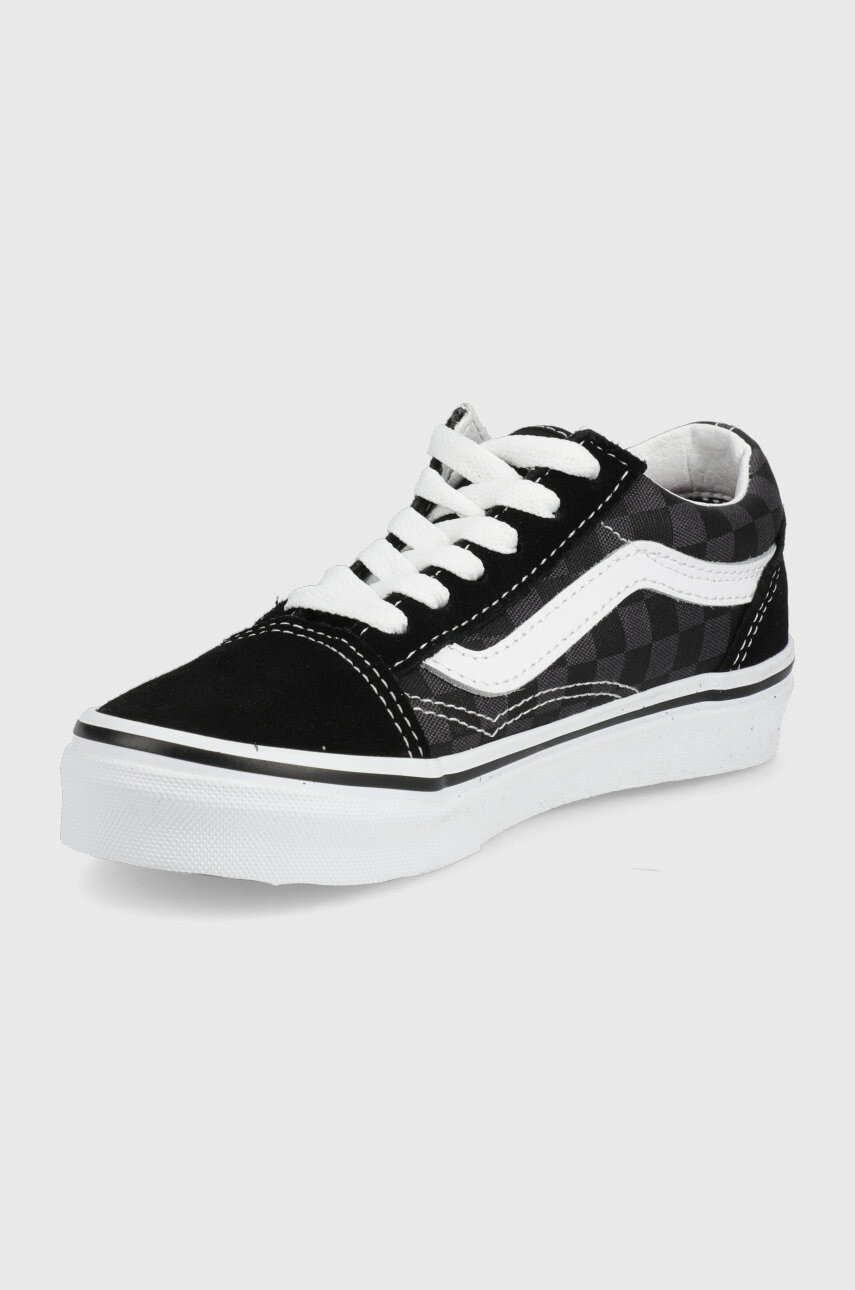 Vans Детски ниски кецове в черно - Pepit.bg