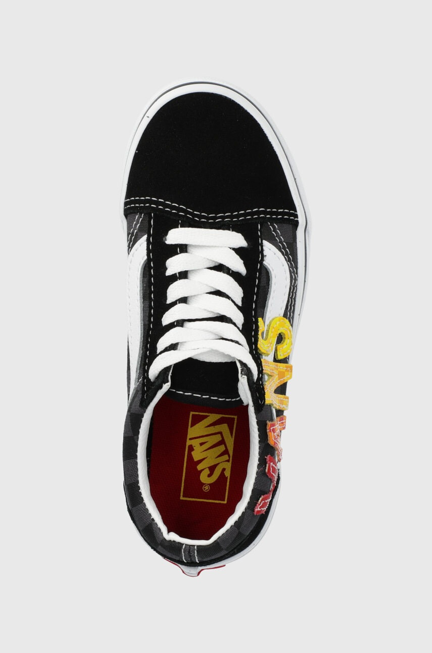 Vans Детски ниски кецове в черно - Pepit.bg