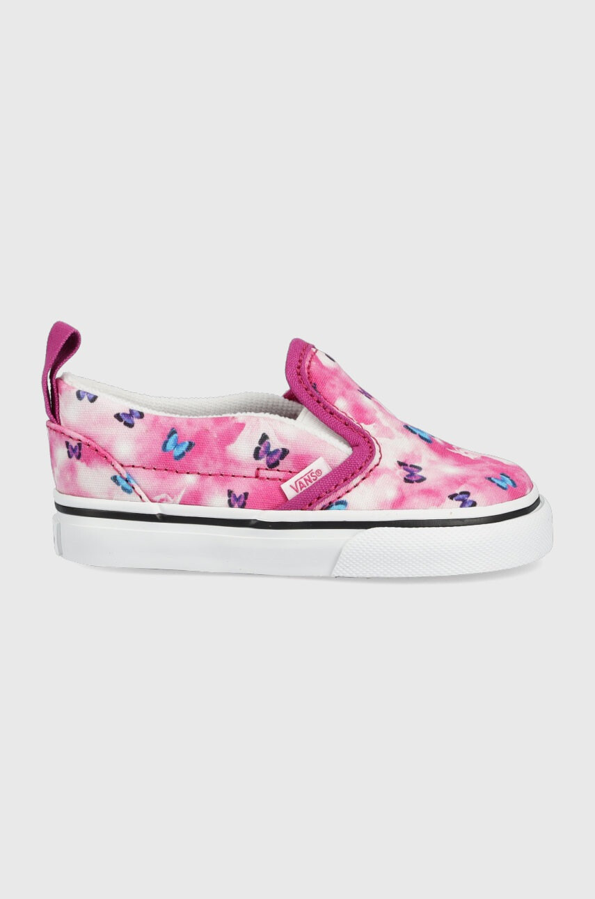 Vans Детски ниски кецове в розово - Pepit.bg