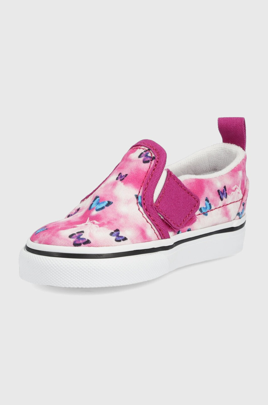 Vans Детски ниски кецове в розово - Pepit.bg