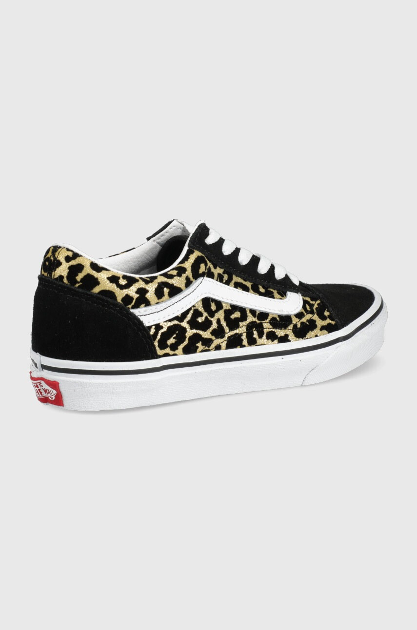 Vans Детски ниски кецове в черно - Pepit.bg