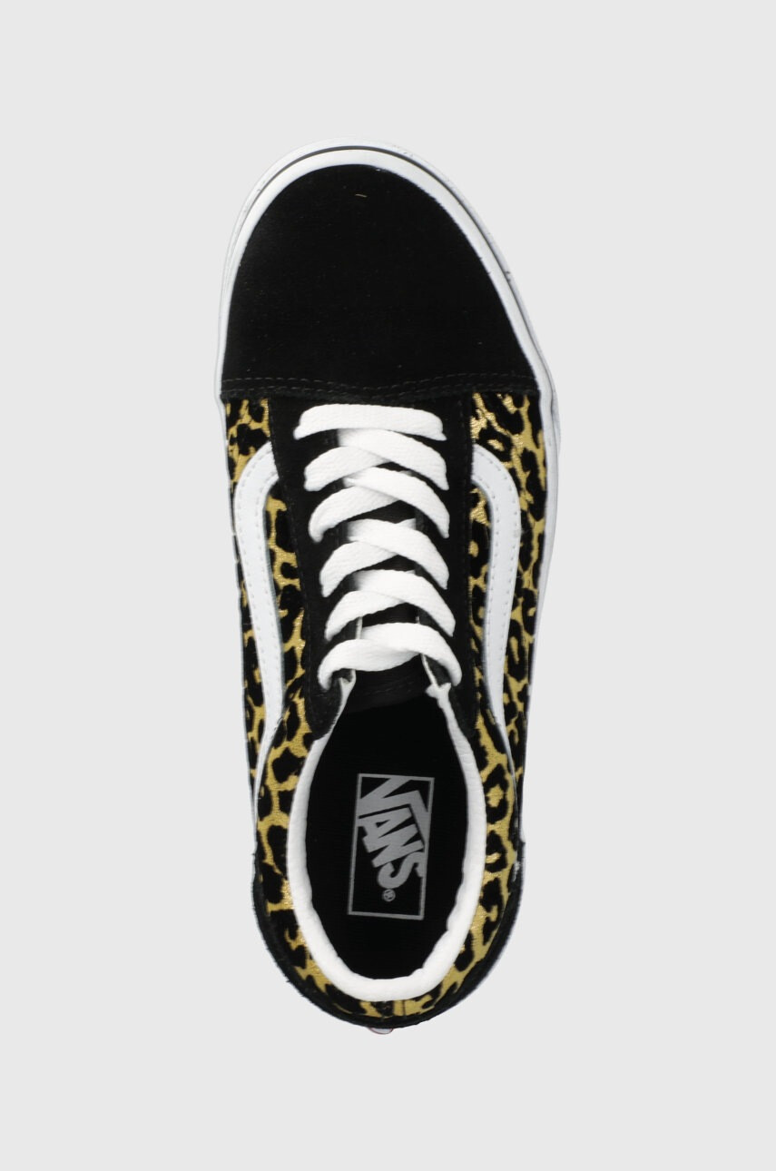 Vans Детски ниски кецове в черно - Pepit.bg