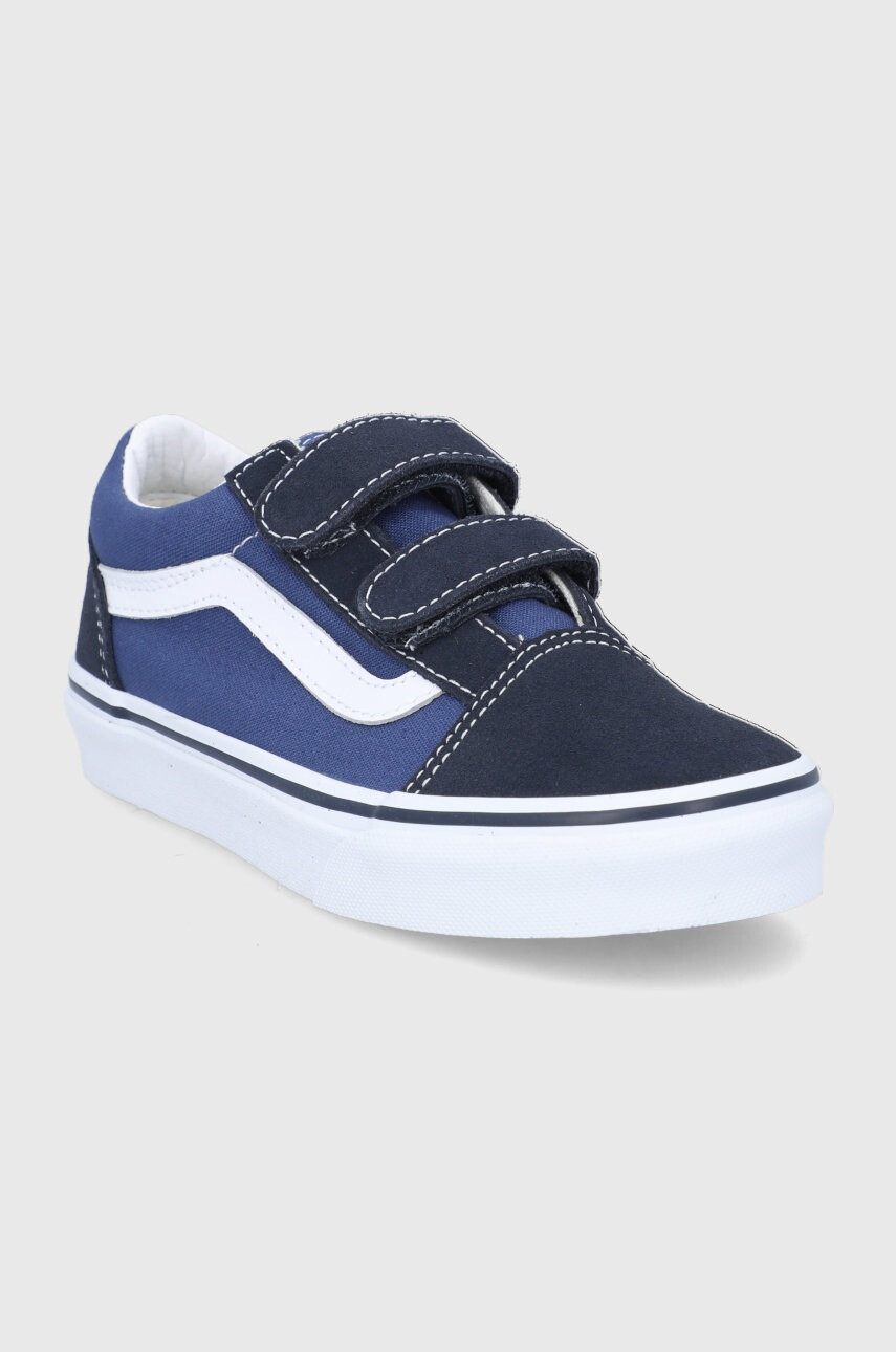 Vans Детски ниски кецове в тъмносиньо - Pepit.bg