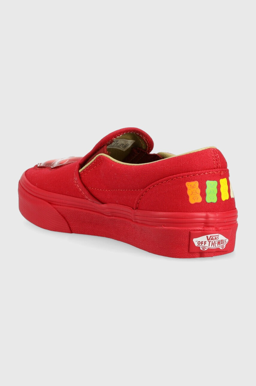 Vans Детски ниски кецове Classic Slip-On HARIBO HARB GOLD в червено - Pepit.bg