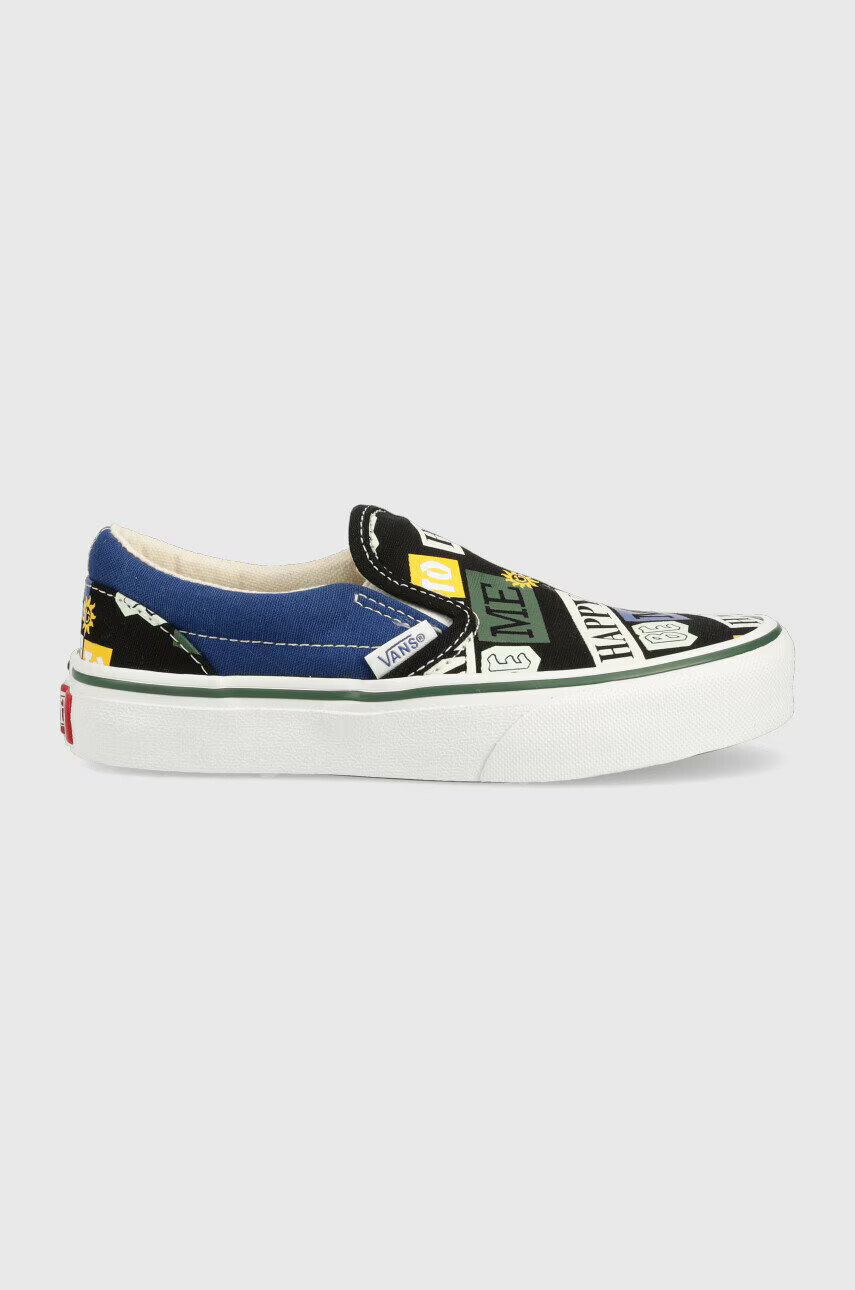 Vans Детски ниски кецове Classic Slip On VR3 HPPY DKPRP В синьо - Pepit.bg