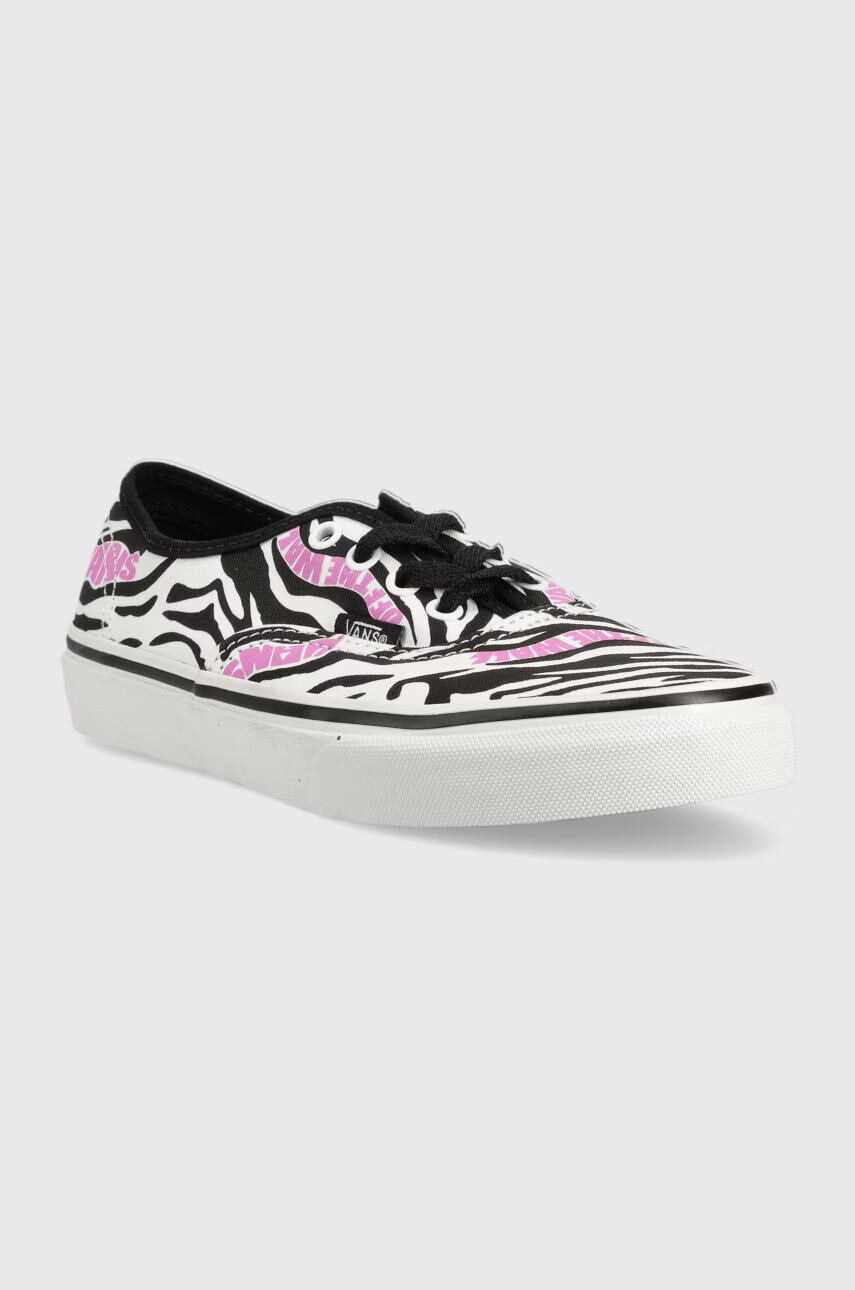 Vans Детски ниски кецове JN Authentic ZEBR BLACK в черно - Pepit.bg