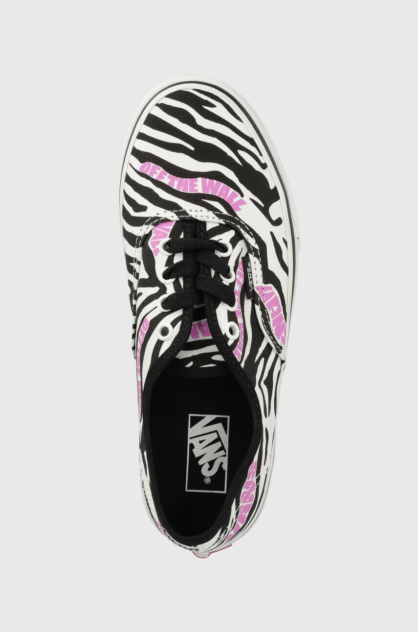 Vans Детски ниски кецове JN Authentic ZEBR BLACK в черно - Pepit.bg