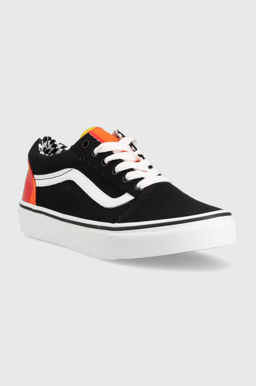Vans Детски ниски кецове JN Old Skool GRDT BLKML - Pepit.bg