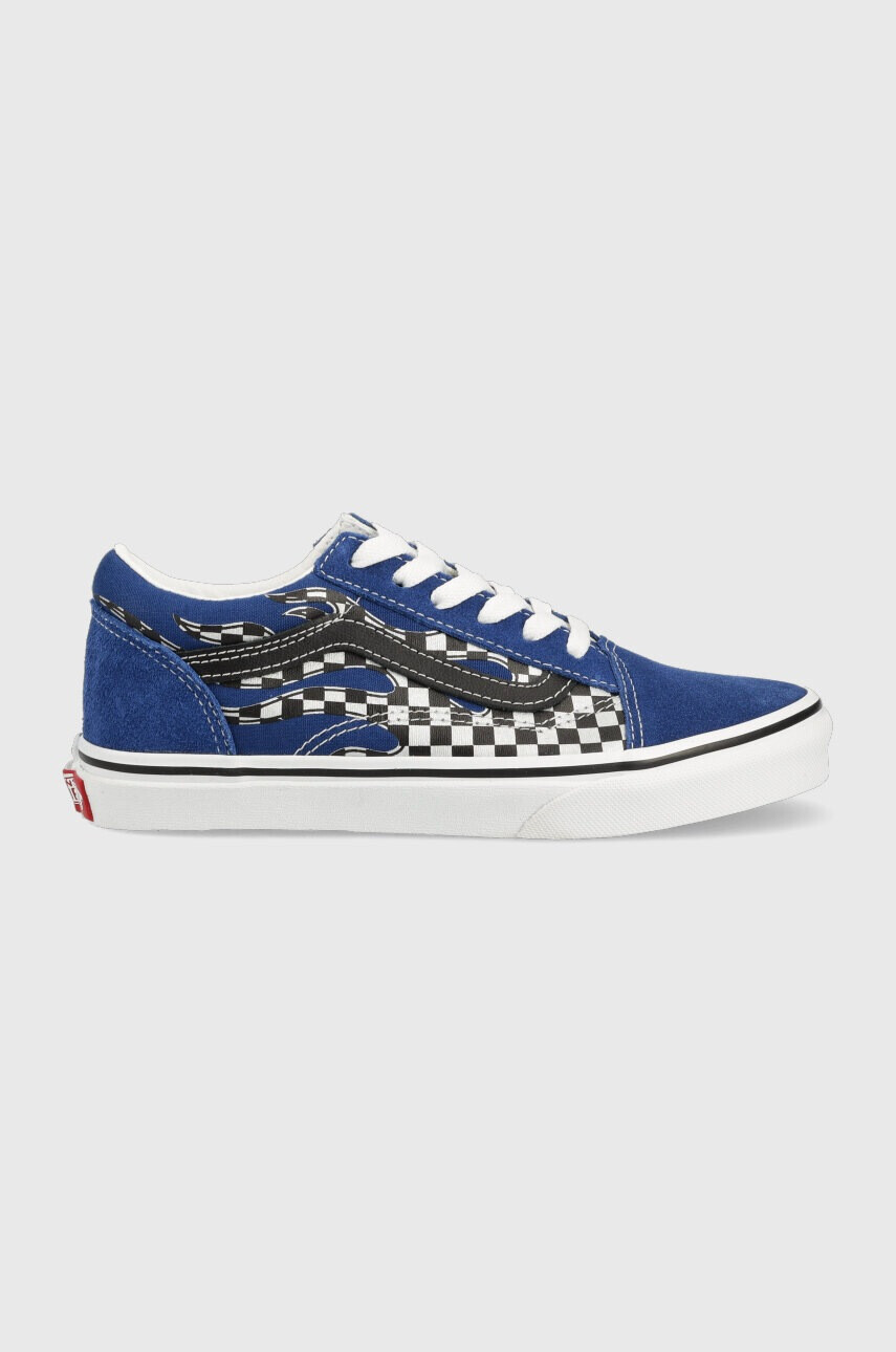 Vans Детски ниски кецове JN Old Skool RCHF DBLUE - Pepit.bg