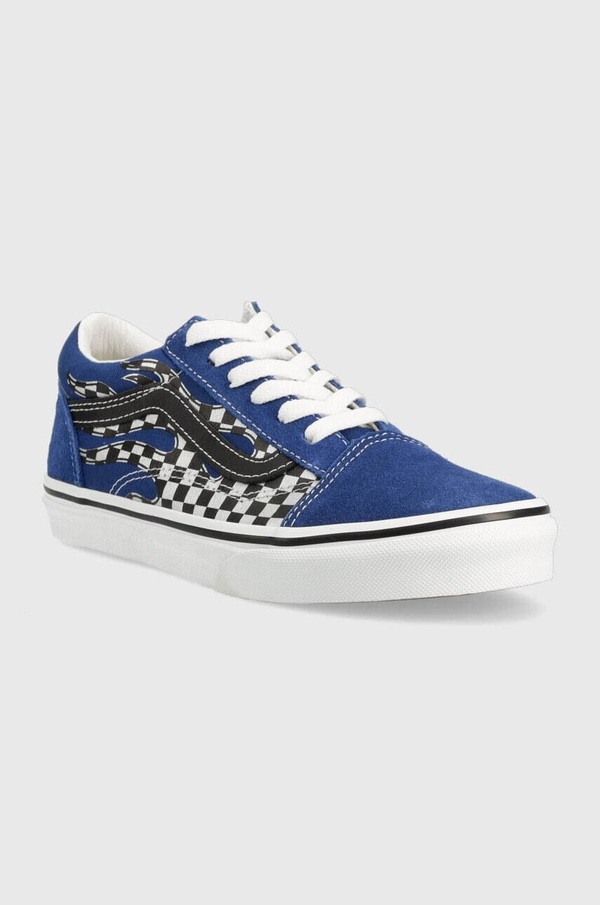 Vans Детски ниски кецове JN Old Skool RCHF DBLUE - Pepit.bg