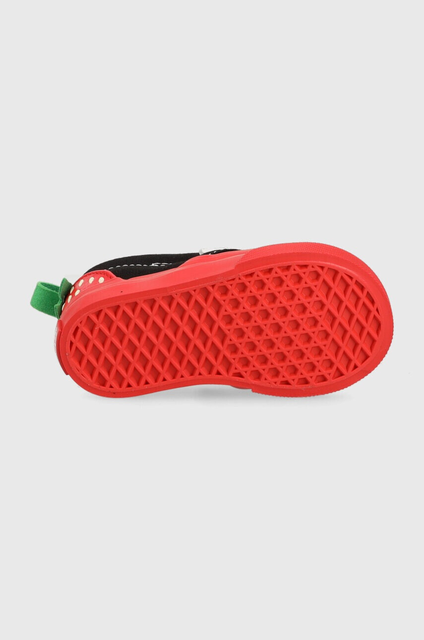 Vans Детски ниски кецове Slip On V Berry DRDBL в черно - Pepit.bg
