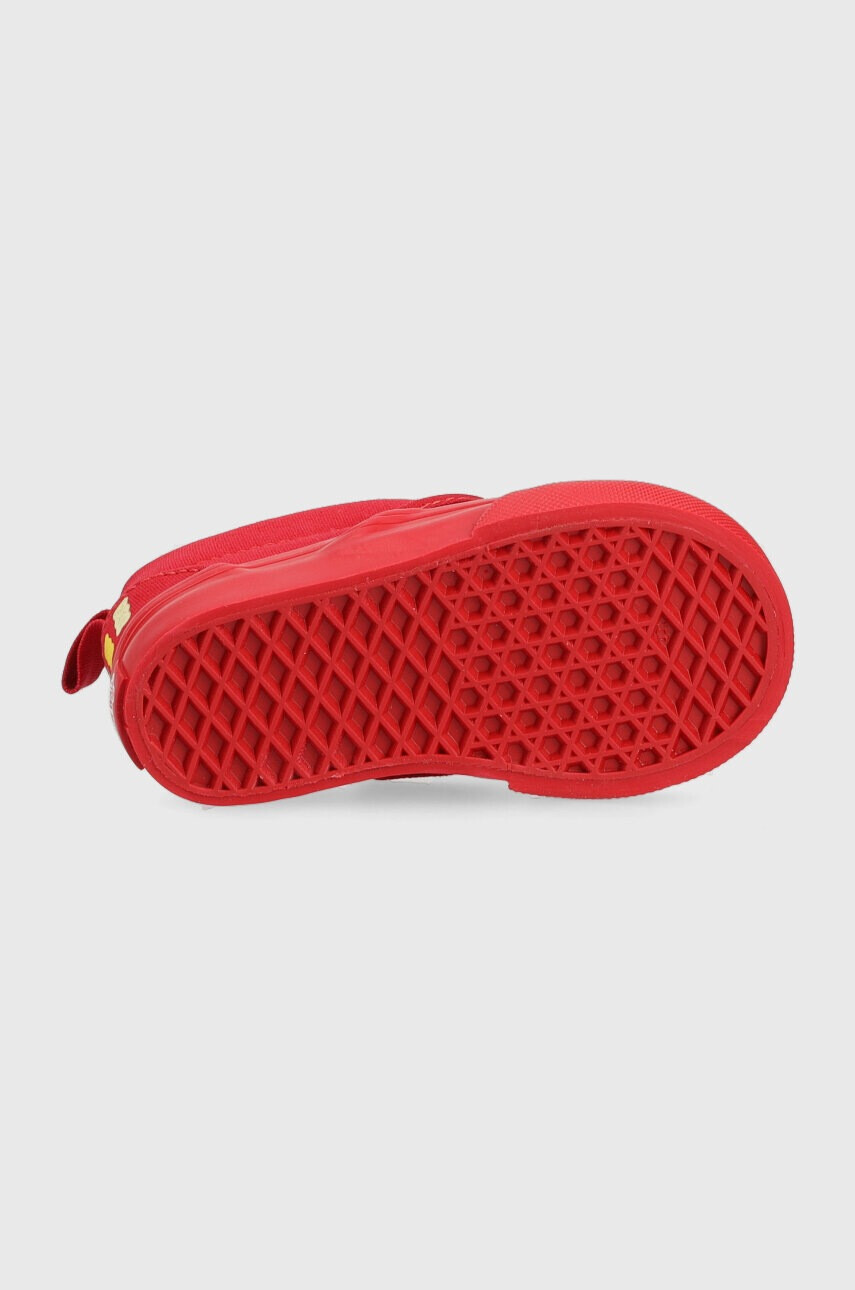 Vans Детски ниски кецове Slip-On V HARIBO HARB GOLD в червено - Pepit.bg