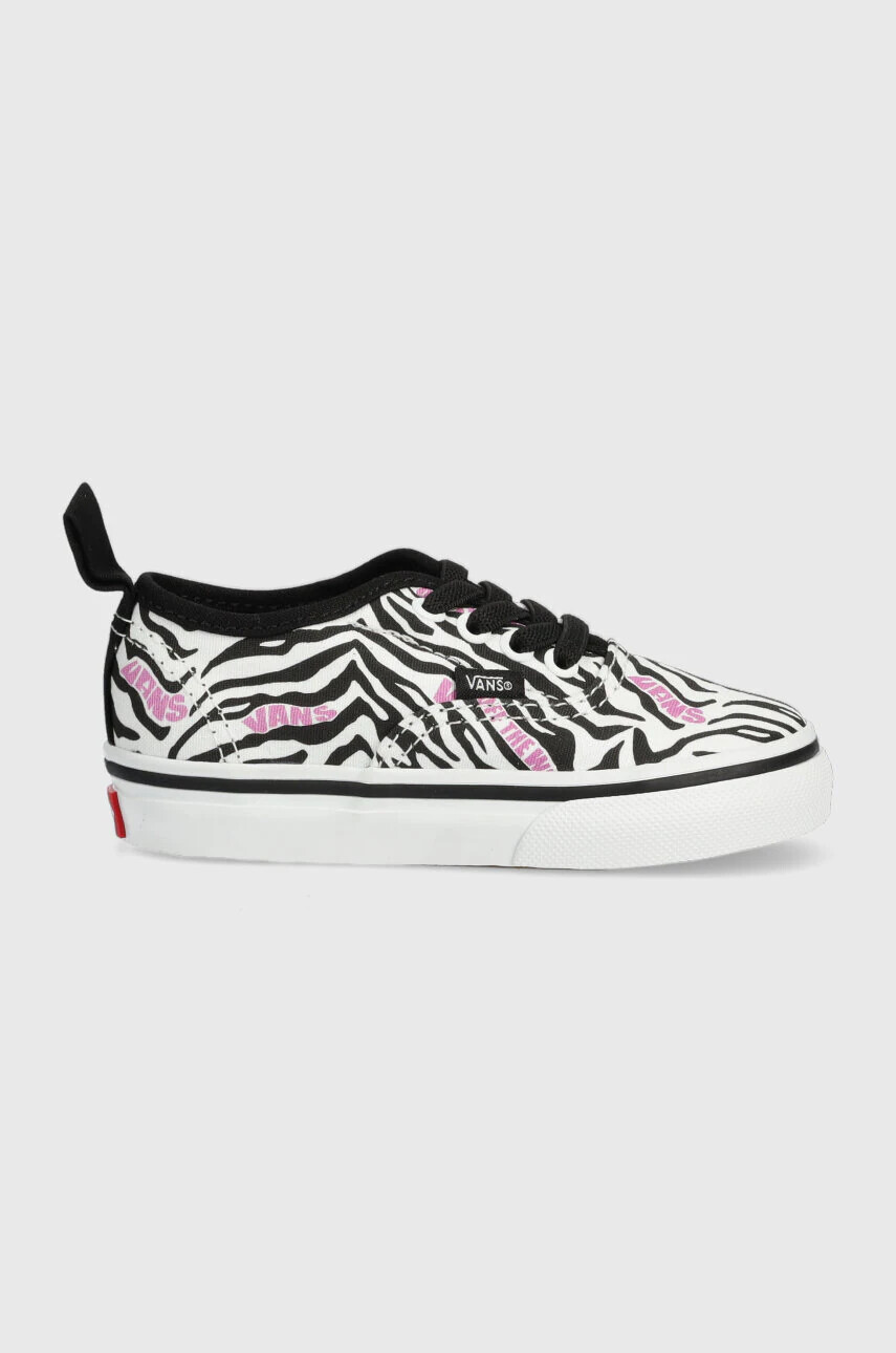 Vans Детски ниски кецове TD Authentic Elastic ZEBR MDBLU в черно - Pepit.bg