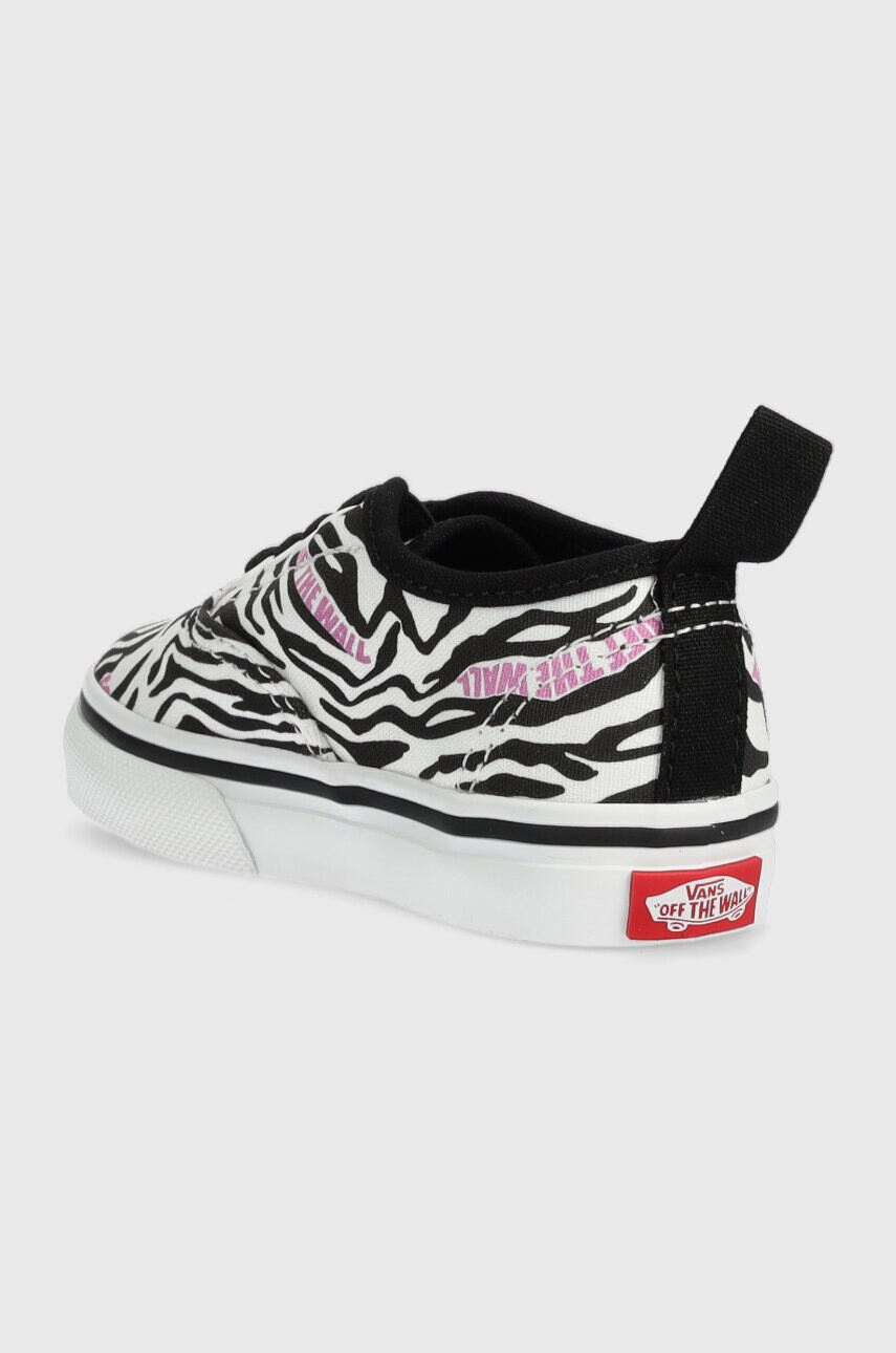 Vans Детски ниски кецове TD Authentic Elastic ZEBR MDBLU в черно - Pepit.bg