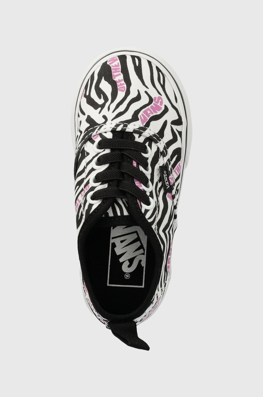 Vans Детски ниски кецове TD Authentic Elastic ZEBR MDBLU в черно - Pepit.bg