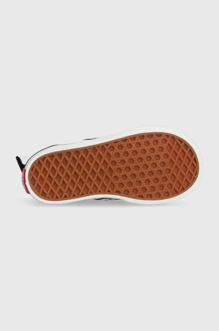 Vans Детски ниски кецове TD Authentic Elastic ZEBR MDBLU в черно - Pepit.bg