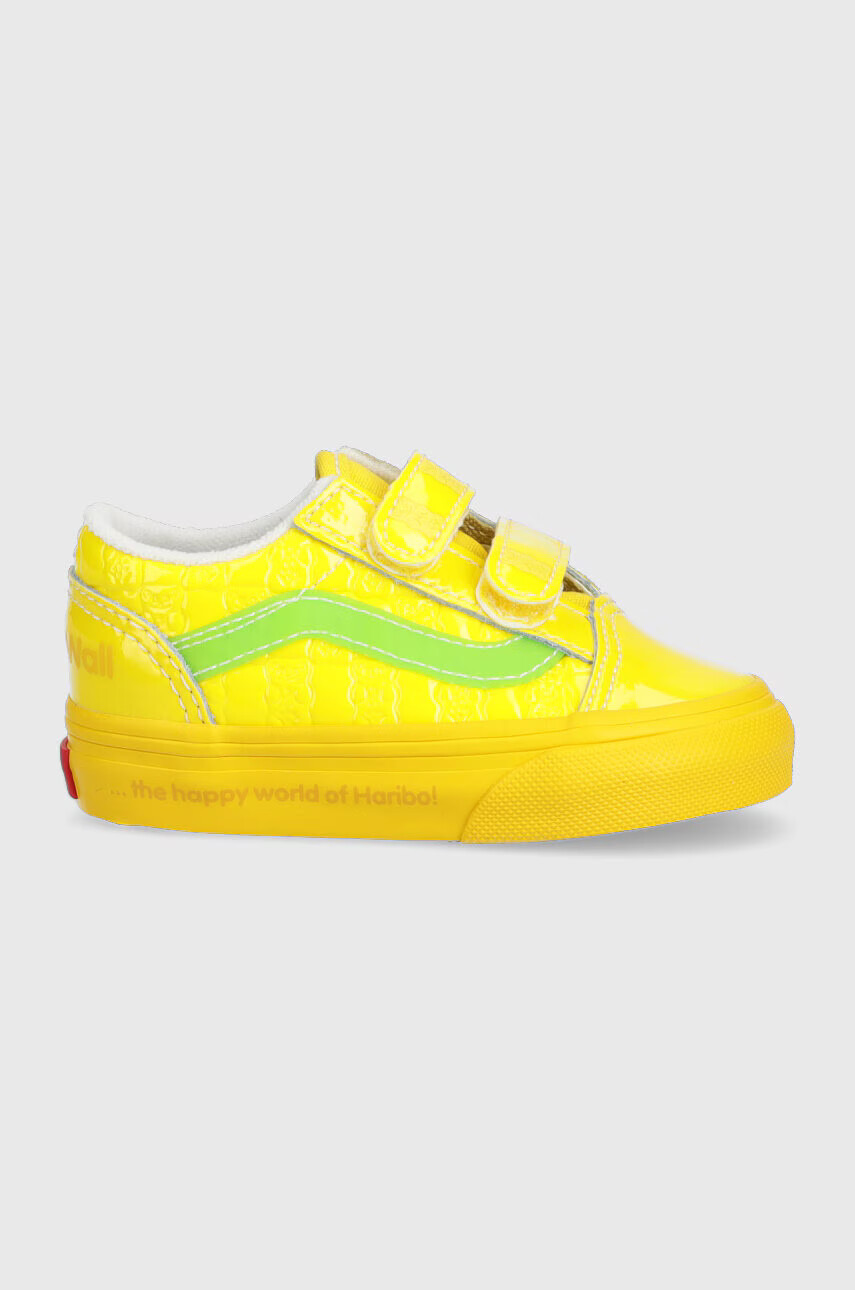 Vans Детски ниски кецове TD Old Skool V HARB CHBD в жълто - Pepit.bg