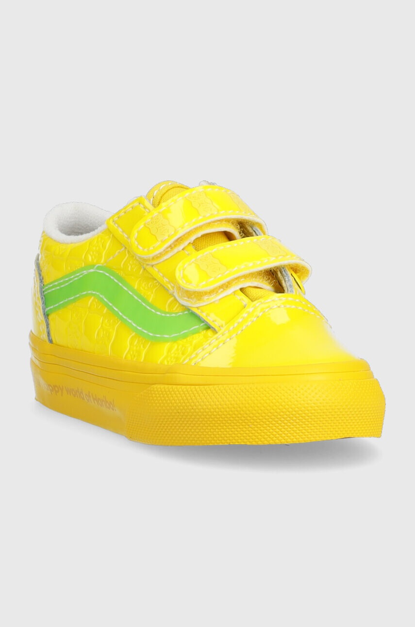 Vans Детски ниски кецове TD Old Skool V HARB CHBD в жълто - Pepit.bg