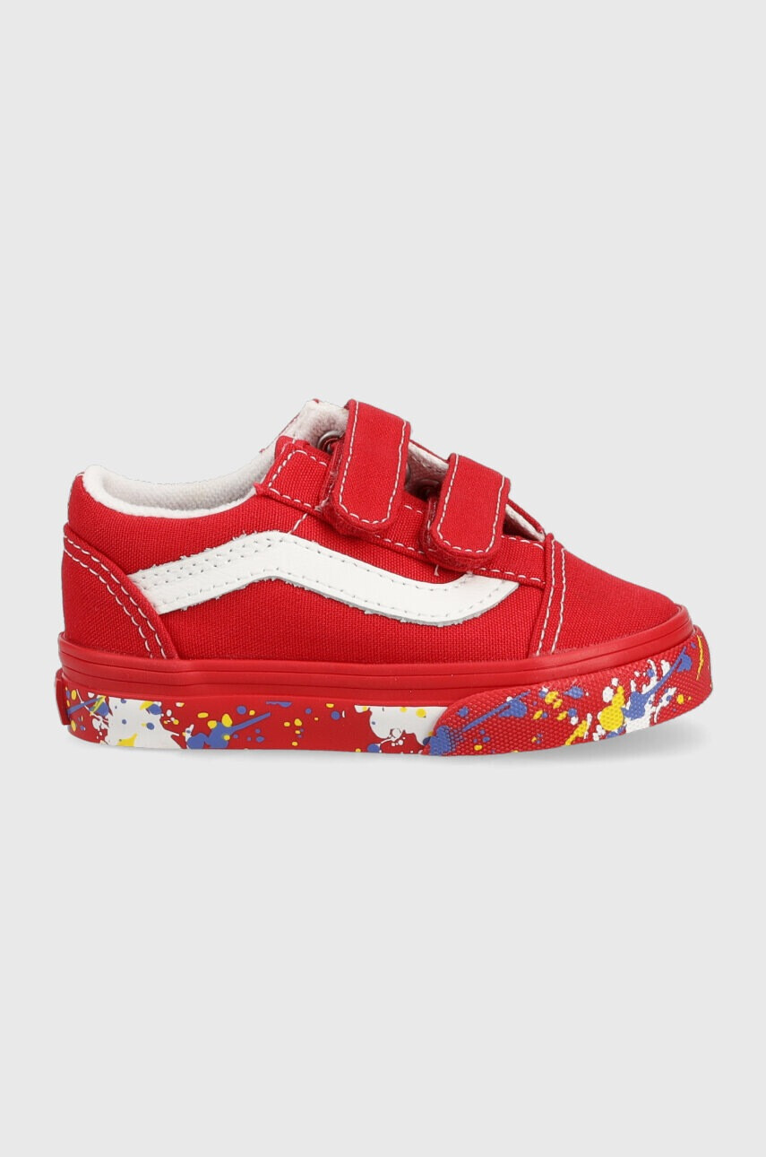 Vans Детски ниски кецове TD Old Skool V PTSP DRRED в червено - Pepit.bg