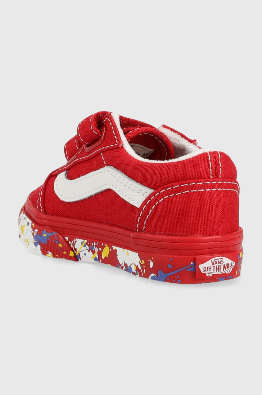 Vans Детски ниски кецове TD Old Skool V PTSP DRRED в червено - Pepit.bg