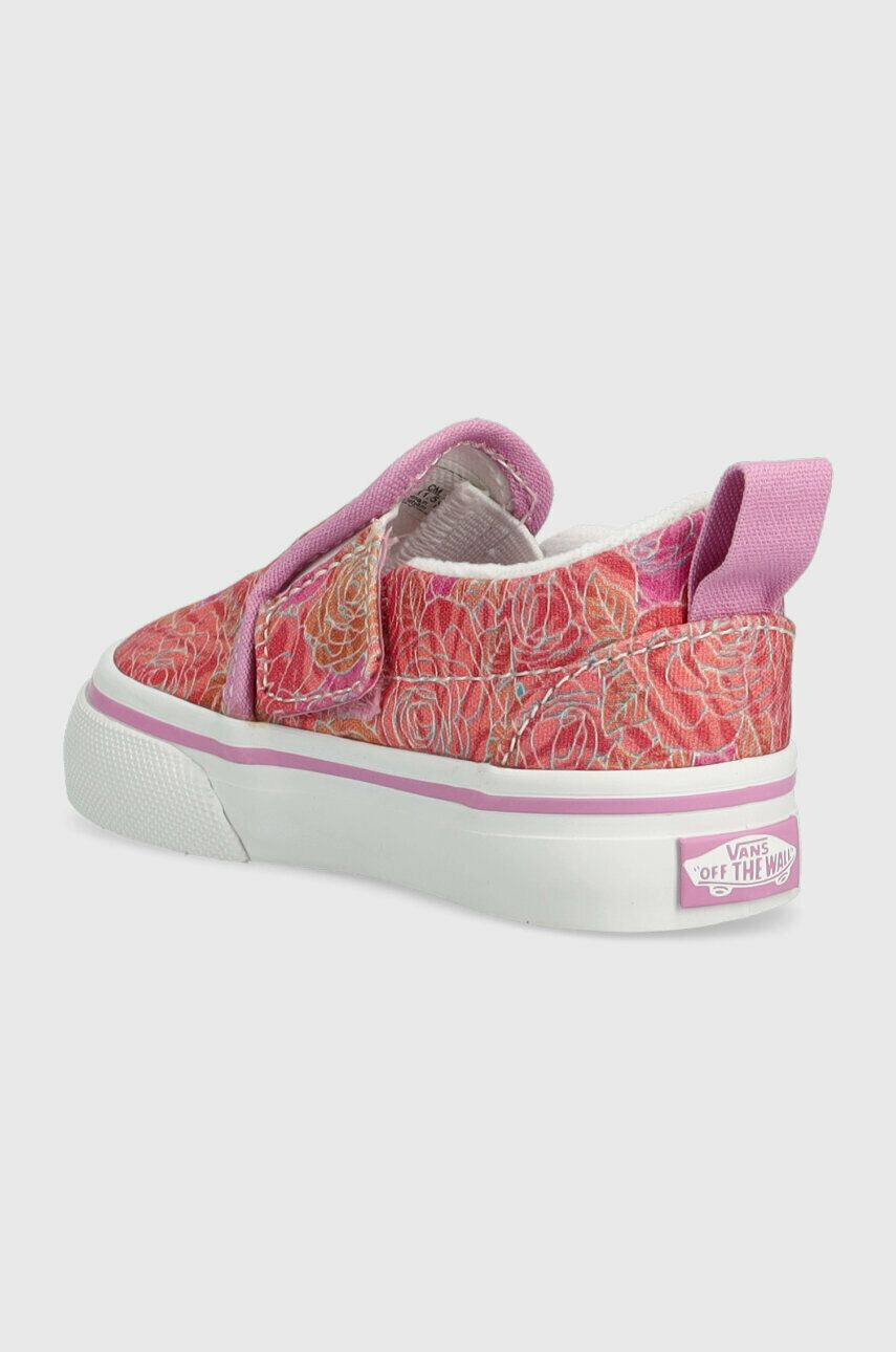 Vans Детски ниски кецове TD Slip On V CTHR CHBD MBLUE в оранжево - Pepit.bg