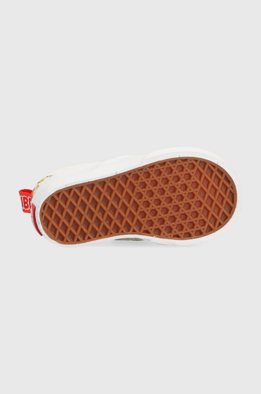 Vans Детски ниски кецове TD Slip-On V HARB CHBD в бяло - Pepit.bg