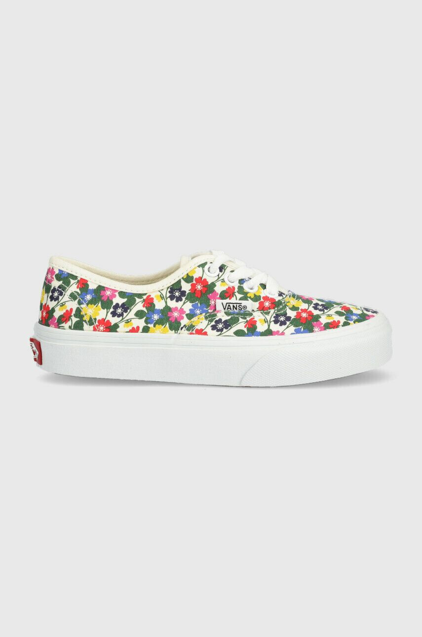 Vans Детски ниски кецове UY Authentic FLRL WHITE - Pepit.bg